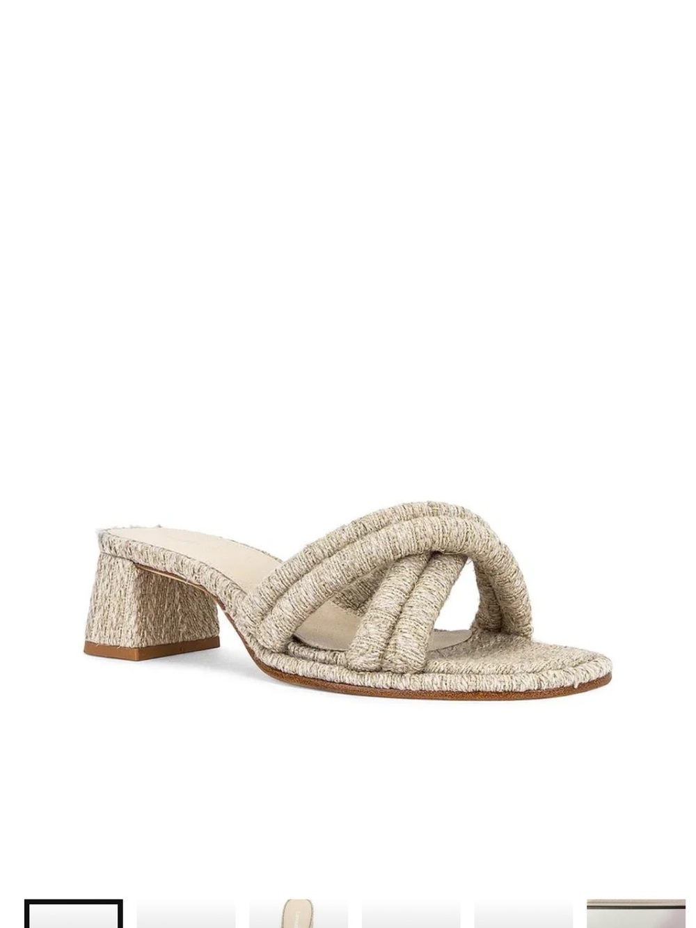 Larroude Laguna block heel sandals